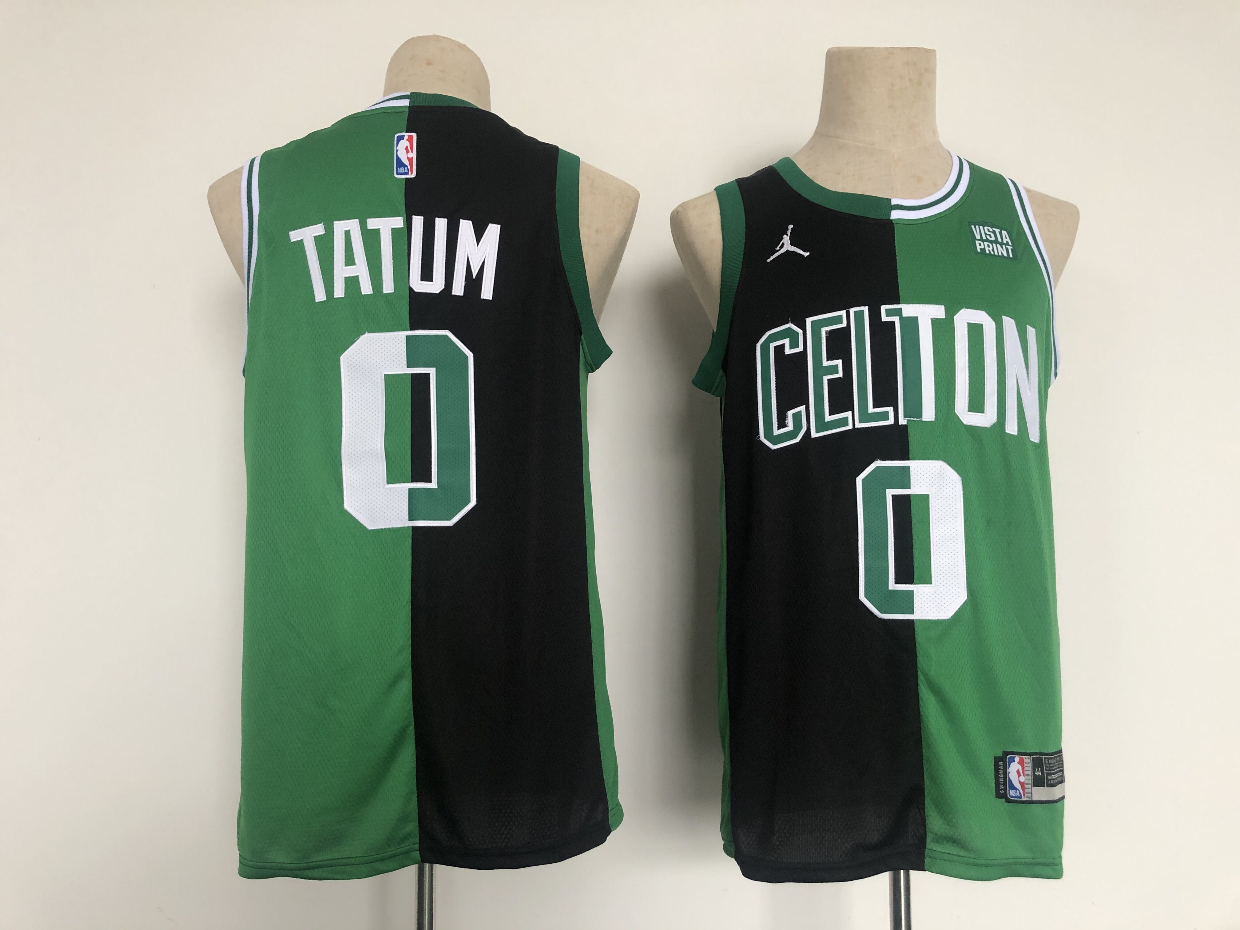 Men Boston Celtics #0 Tatum Green black 2022 NBA Jersey
